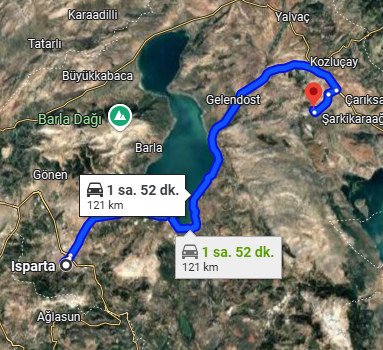ISPARTA ŞARKIKARAAĞAÇ ÖRENKÖY MAH. 2.083M² TARLA SATILIK - ISPARTA ŞARKİKARAAĞAÇ fotoğraf 3